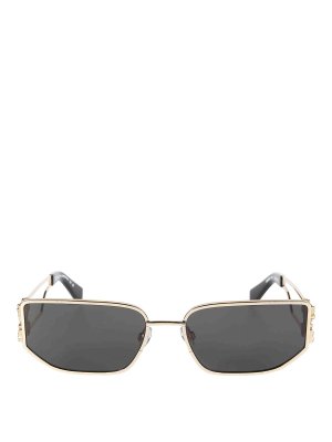 OFF-WHITE: Gafas de sol - Gafas De Sol - Dorado