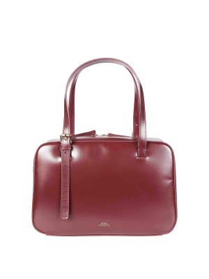 A.P.C.: Bolsos de hombro - Bolsa De Hombro - Rojo Oscuro