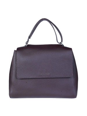 ORCIANI: shoulder bags - Sveva Soft Medium Shoulder Bag In Leather