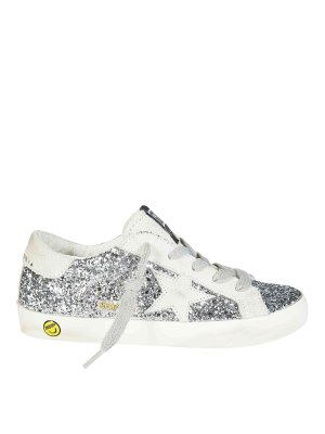 GOLDEN GOOSE: Chaussures de sport - Baskets - Argent