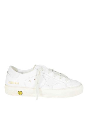 GOLDEN GOOSE: sneakers - Maggio Pelle Total White
