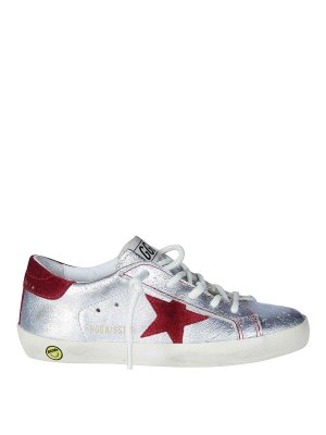 GOLDEN GOOSE: Chaussures de sport - Baskets - Argent