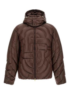 CASABLANCA: padded jackets - monogram' quilting down jacket