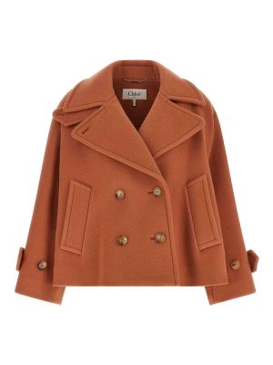 CHLOE': short coats - Double-breasted coat