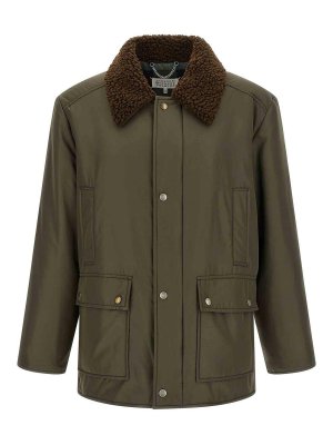 Maison Margiela: Parkas - Parka - Verde