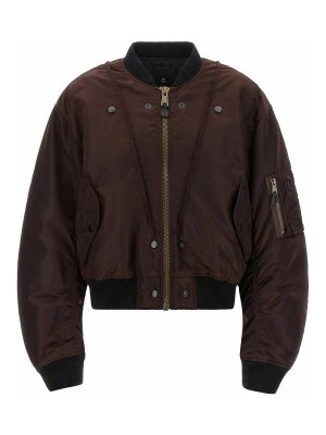 Maison Margiela: Bombers - Bomber - Marron