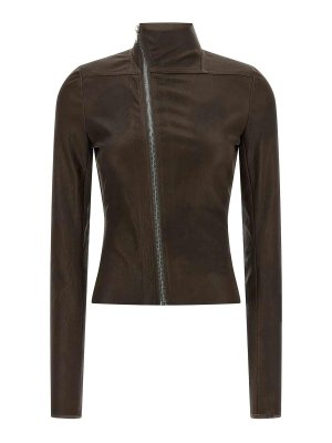 RICK OWENS: Rollkragenpullover  und Polo-Ausschnitt - Rollkragenpullover - Braun