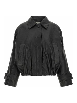 ROHE: leather jacket - Blouson leather jacket