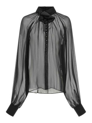 DOLCE & GABBANA: Blouses - Blouse - Noir