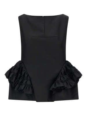 DRIES VAN NOTEN: Tops y camisetas sin mangas - Top - Negro