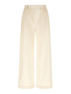 MISENITHE: casual trousers - vicky' wide pants