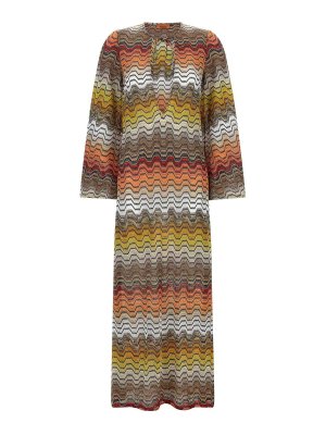 MISSONI: abiti al ginocchio - Vestito  copricostume con motivo greco