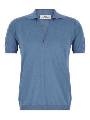 RIVVIA PROJECT: polo shirts - Open collar polo shirt