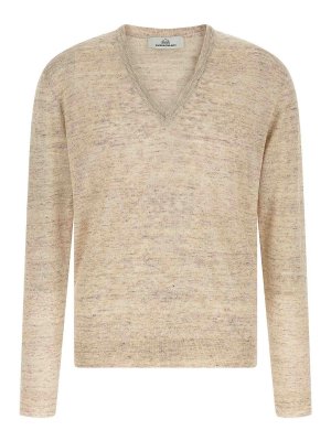 RIVVIA PROJECT: crew necks - Linen and silk sweater