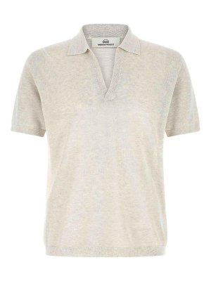 RIVVIA PROJECT: polo shirts - Open collar polo shirt