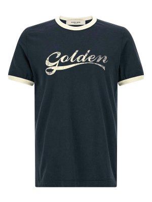 GOLDEN GOOSE: Tシャツ - Tシャツ - ブルー
