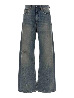 MM6 MAISON MARGIELA: straight leg jeans - Jeans wide-leg