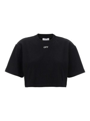 OFF-WHITE: t-shirts - off stamp' t-shirt