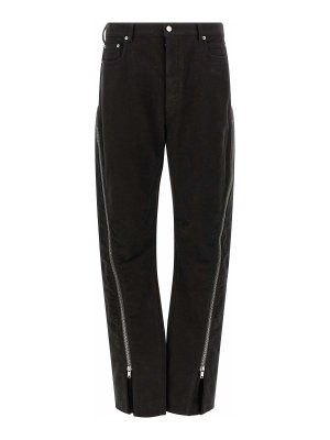 RICK OWENS: Jeans acampanados - Jeans Acampanados - Negro