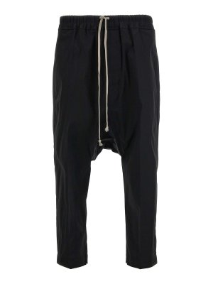 RICK OWENS: カジュアルトラウザー - カジュアルパンツ - 黒