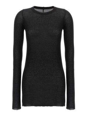 RICK OWENS: Tシャツ - Tシャツ - 黒