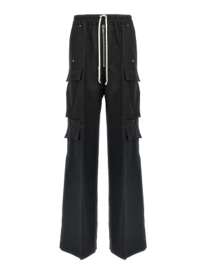 RICK OWENS: カジュアルトラウザー - カジュアルパンツ - 黒