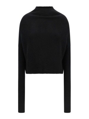 RICK OWENS: crew necks - ls crater' sweater