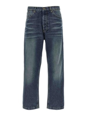 RIVVIA PROJECT: Jeans Rectos - Vaqueros Rectos - Azul