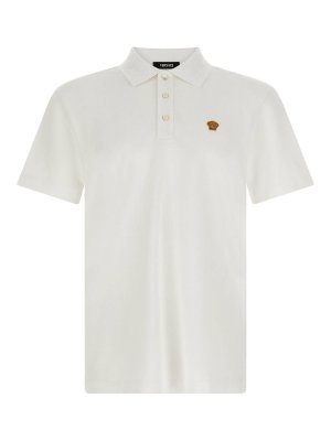VERSACE: Poloshirts - Poloshirt - Weiß