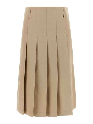 A.P.C.: Knee length skirts & Midi - Pleated skirt
