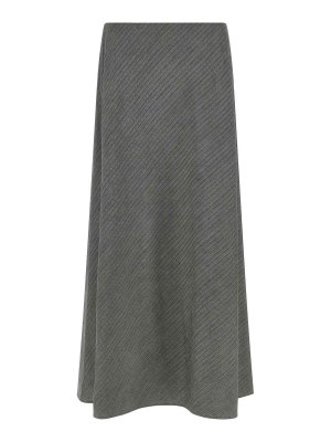 ALBERTA FERRETTI: Faldas media pierna y semilargas - Falda Semilarga - Gris