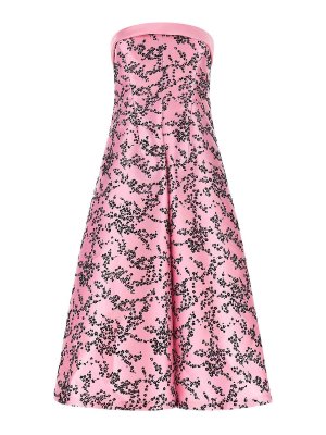 ALBERTA FERRETTI: abiti al ginocchio - Vestito  in 'mikado floreale'