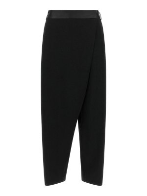 ALBERTO BIANI: casual trousers - Asymmetrical panel pants
