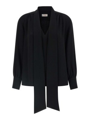 ALBERTO BIANI: Blouses - Blouse - Noir