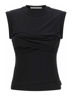 ALEXANDER WANG: Tops & Tank tops - twisted bust layered tank' top