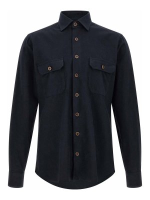 BORRIELLO NAPOLI: Camisas - Camisa - Azul