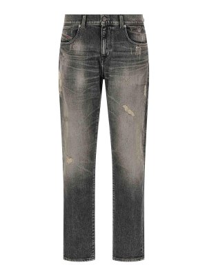 DIESEL: straight leg jeans - 2019 d-strukt' jeans