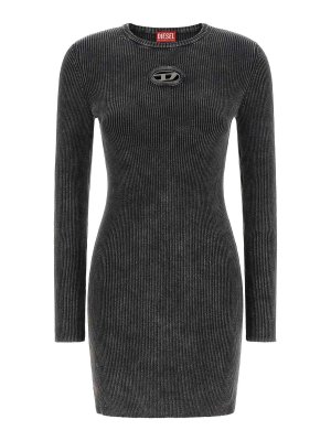 DIESEL: knee length dresses - m-anchorage-ls' dress
