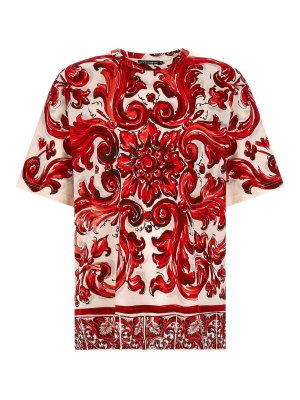 DOLCE & GABBANA: Camisetas - Camiseta - Rojo