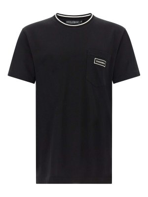 DOLCE & GABBANA: Tシャツ - Tシャツ - 黒