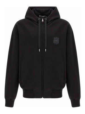 DOLCE & GABBANA: Sudaderas y suéteres - Sudadera - Negro