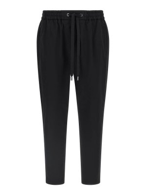DOLCE & GABBANA: Pantalones casual - Pantalón Casual - Negro