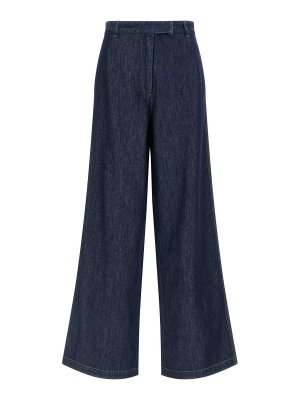 DRIES VAN NOTEN: Jeans Rectos - Vaqueros Rectos - Azul