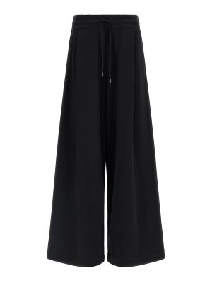 DRIES VAN NOTEN: Pantalons casual - Pantalons Décontractés - Noir