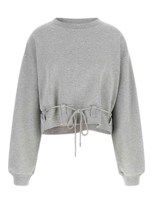 DRIES VAN NOTEN: Sweatshirts und Pullover - Sweatshirt - Grau