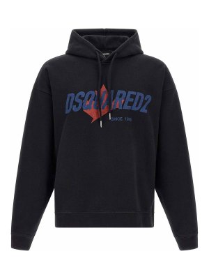 DSQUARED2: Felpe e maglie - Felpa con cappuccio 'dsquared2 logo'