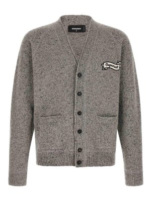 DSQUARED2: Cárdigans - Cárdigan - Gris
