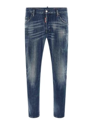 DSQUARED2: ストレートジーンズ - ストレートジーンズ - ブルー