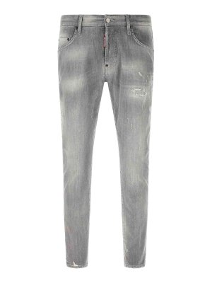 DSQUARED2: Jeans Rectos - Vaqueros Rectos - Gris