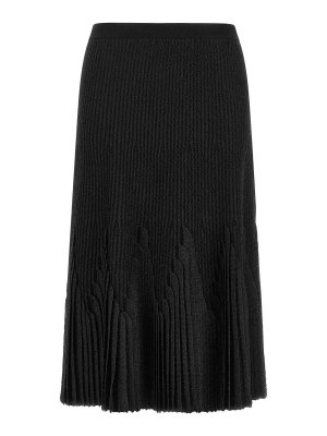 ELISABETTA FRANCHI: gonne al ginocchio  e longuette - Gonna arricciata